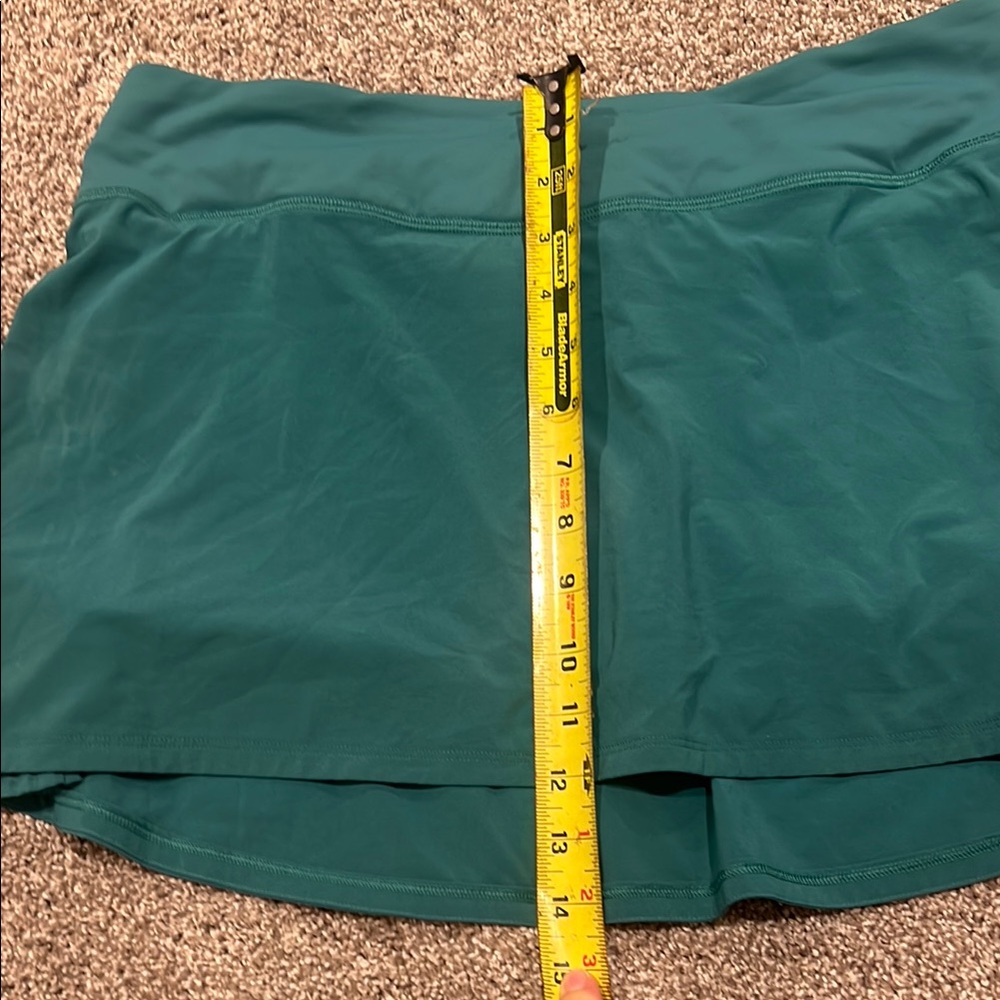 Lululemon play off the pleats skort Teal - Picture 7 of 7